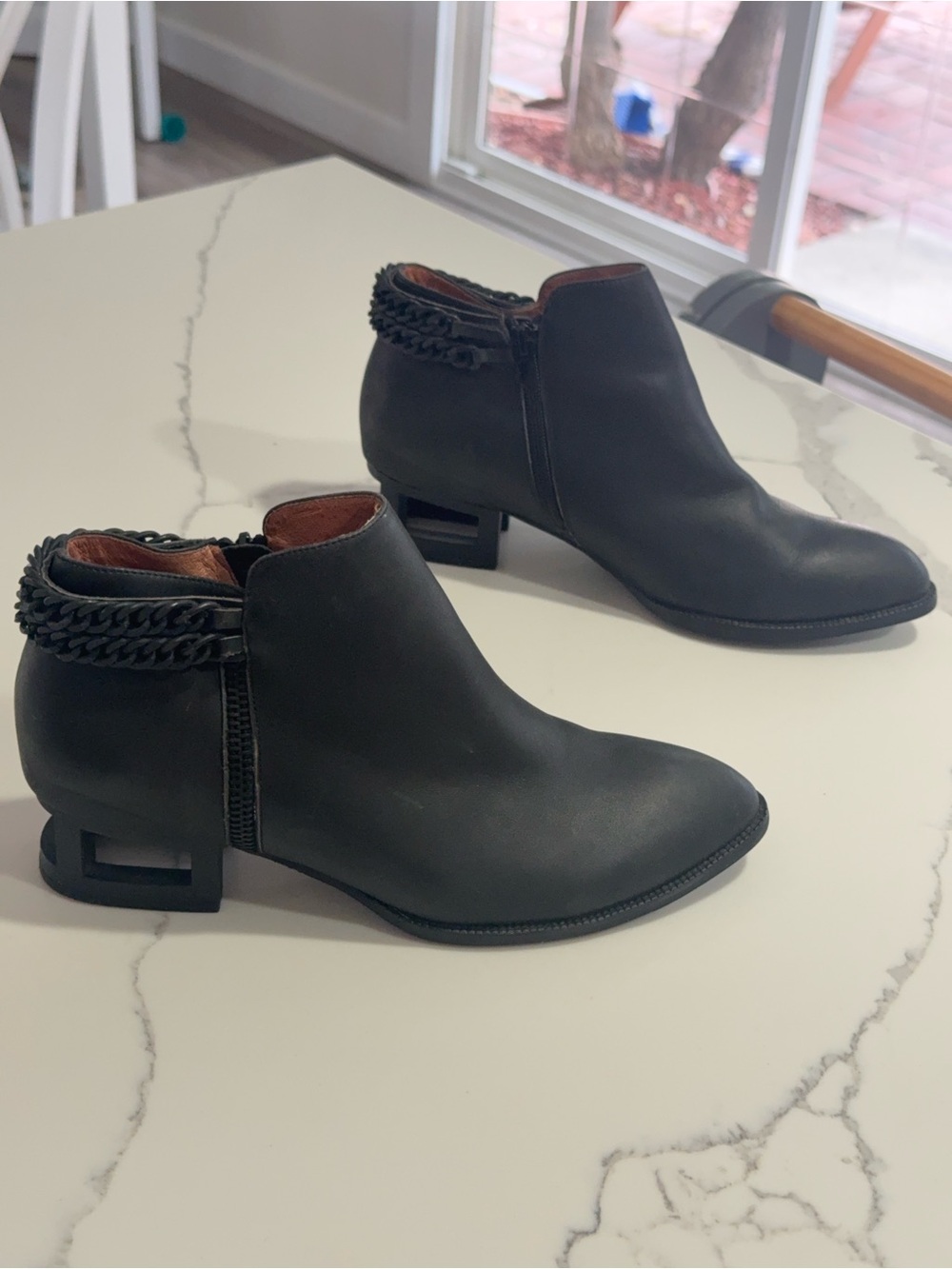 Jeffrey Campbell Black Ankle Boots US 10 - Picture 2 of 8